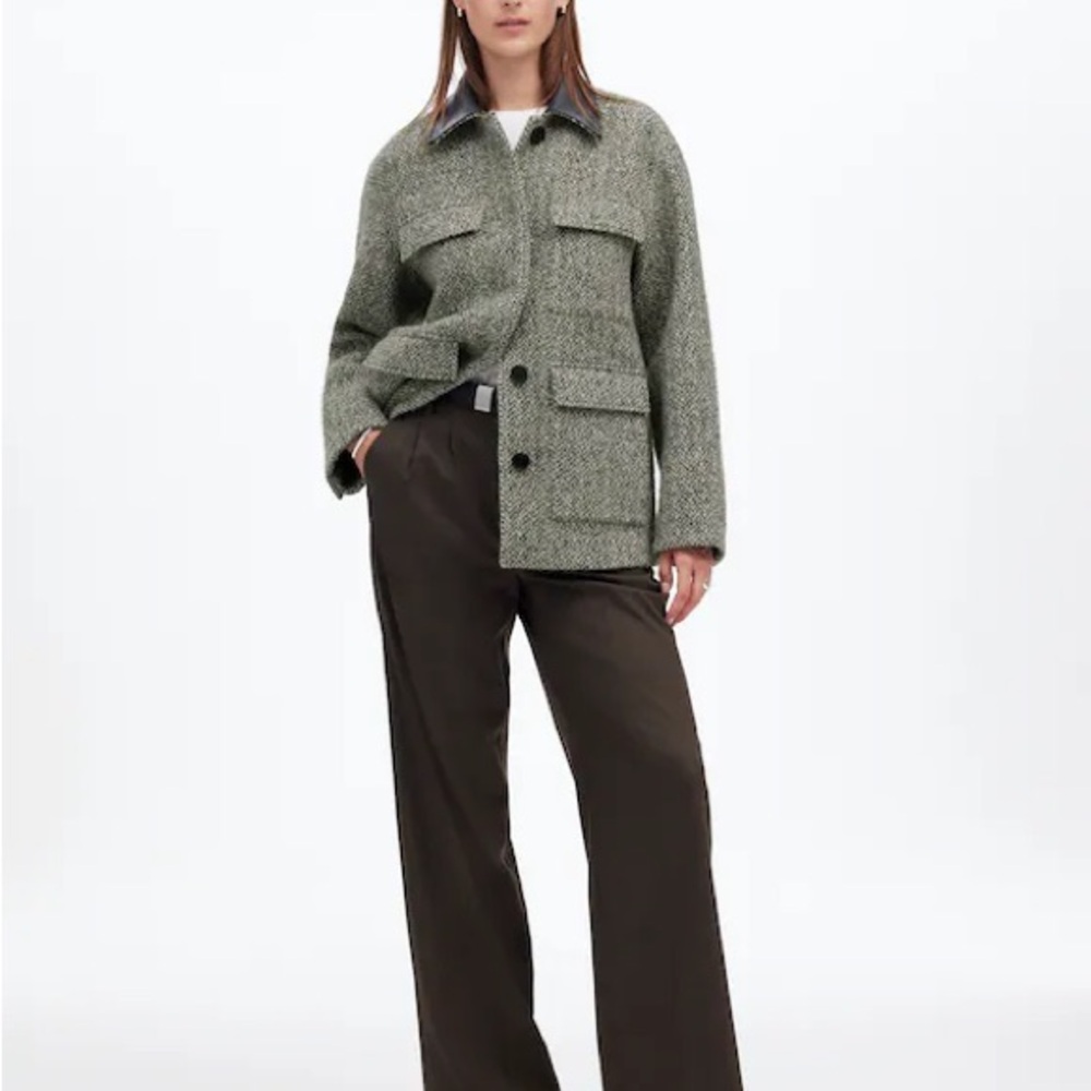 Madewell Wool Blend Flap Pocket Field Jacket - Picture 2 of 10